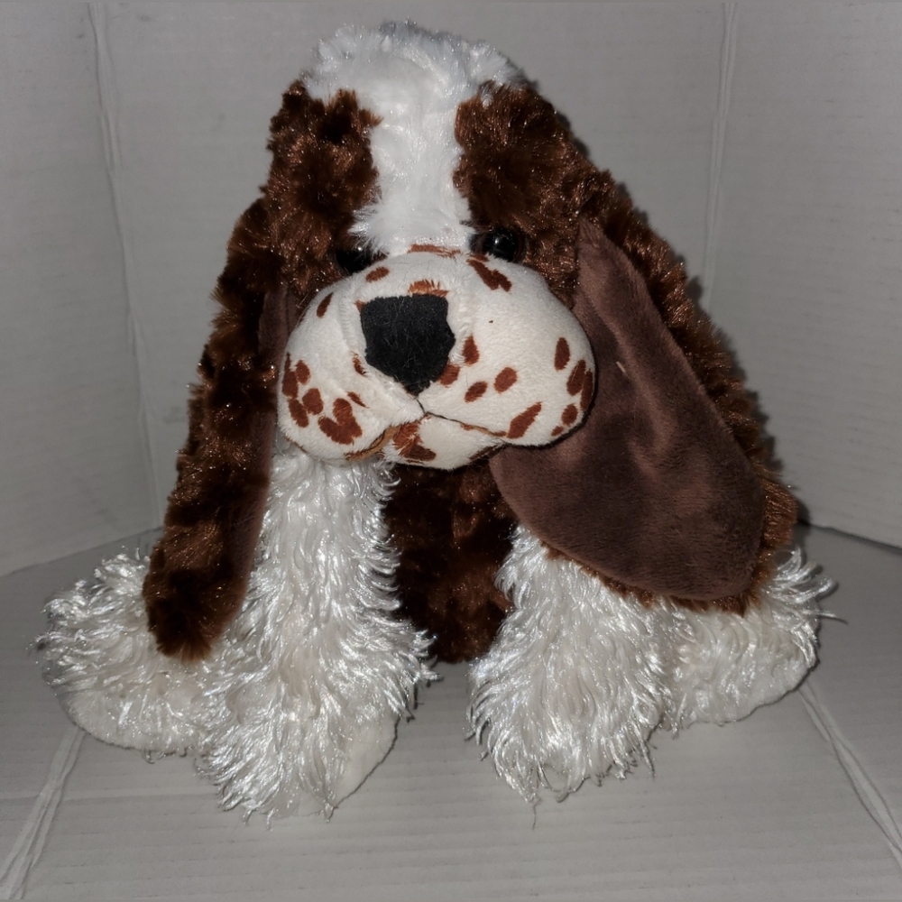 Ganz Puppy Plush Rare Freckled Puppy Vintage Stuffed Dog Plush NWT